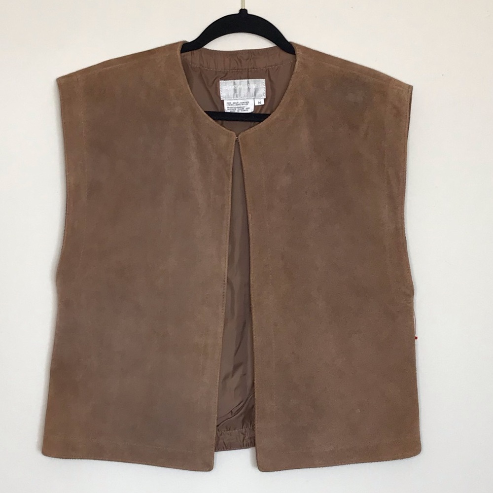 Vintage Emporium Capwell Cow Split Leather Vest